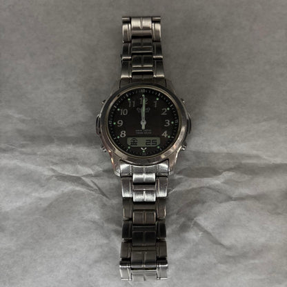 Casio Lineage LCW-100 Tough Solar Radio Wave Watch with Digital and Analog Display