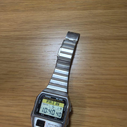 Casio Vintage Digital Watch Model BP-300 Silver