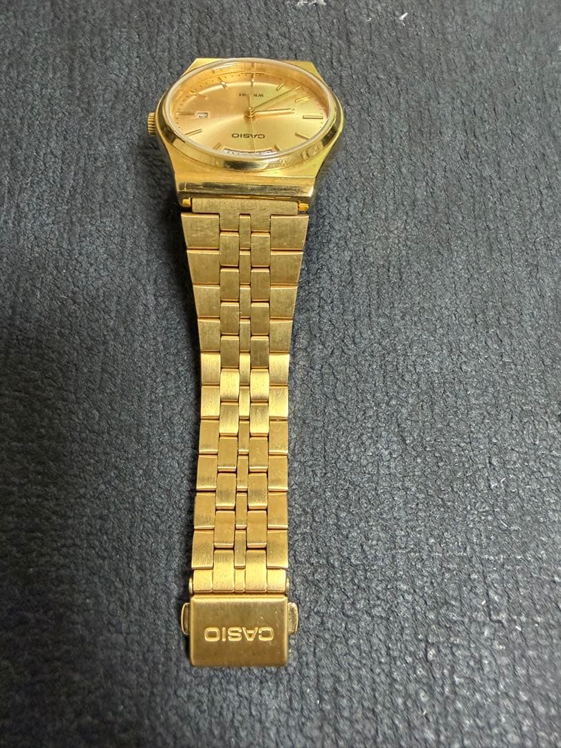 Casio Gold Quartz Watch with Date Display Model MTP-B146G-9AV — Japan Import