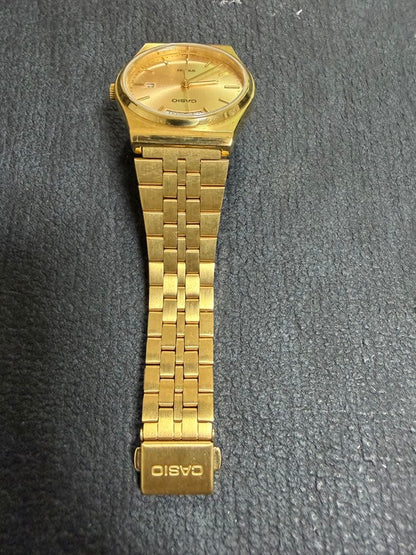 Casio Gold Quartz Watch with Date Display Model MTP-B146G-9AV — Japan Import