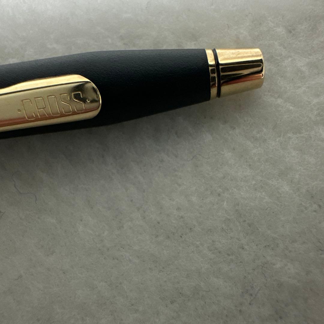 Cross USA Black Ballpoint Pen with Gold Clip - Made in USA, Case Included — Japan Import