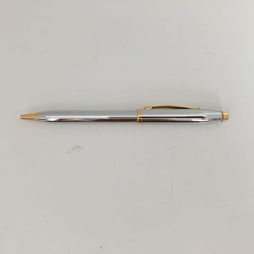 Cross Medalist Ballpoint Pen Silver and Gold Body Japan Import