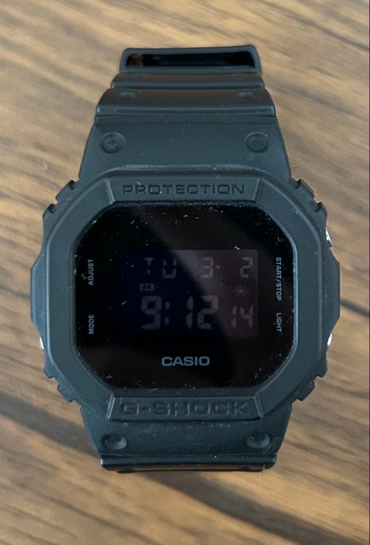 Casio G-Shock Digital Watch Black Shock-Resistant Design — Japan Import