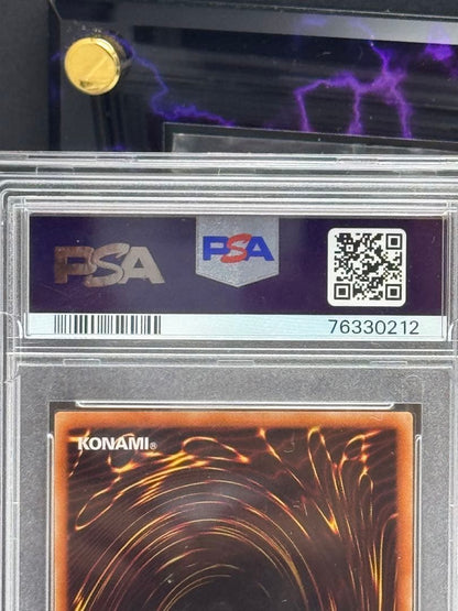Yu-Gi-Oh Black Magician Prism Secret Rare card 2020 GET Campaign graded PSA10 with display and notification letter