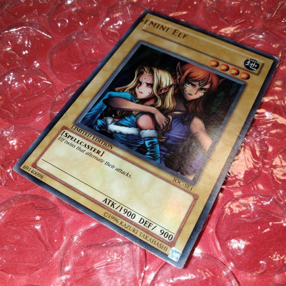 Yugioh Gemknight Jemnai Elf Ultra Rare English North American IOC-SE1 error card Japan import