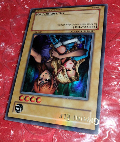 Yugioh Gemknight Jemnai Elf Ultra Rare English North American IOC-SE1 error card Japan import
