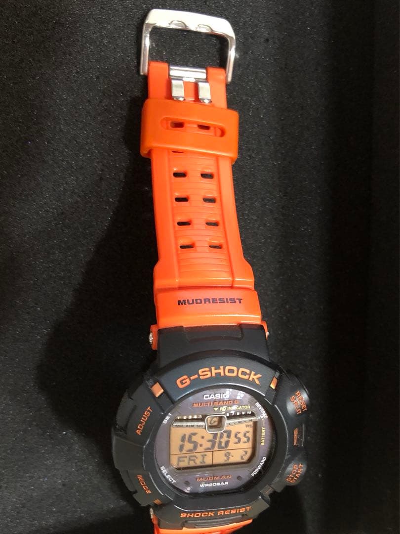Casio G-Shock GW-9010R Mudman Radio Solar Rescue Orange Limited Edition — Japan Import
