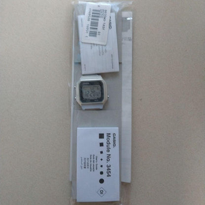 Casio Digital Watch Model B650WD-1A with Resin Case and Stainless Steel Band — Japan Import