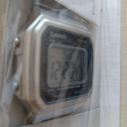 Casio Digital Watch Model B650WD-1A with Resin Case and Stainless Steel Band — Japan Import