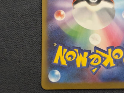 Bandai Pokémon Card May-no Hagemashi SAR collectible card in protective sleeve