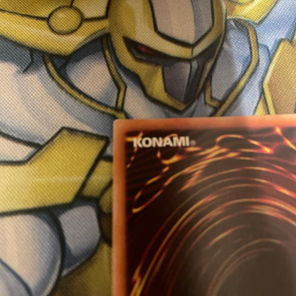 Yugioh Sacred Child of the Holy Grail Eve 20th trading card with detailed artwork and condition shown