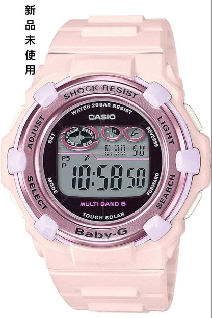 Casio Baby-G Radio Wave Solar Watch BGR-3000UCB-4JF Pink — Japan Import
