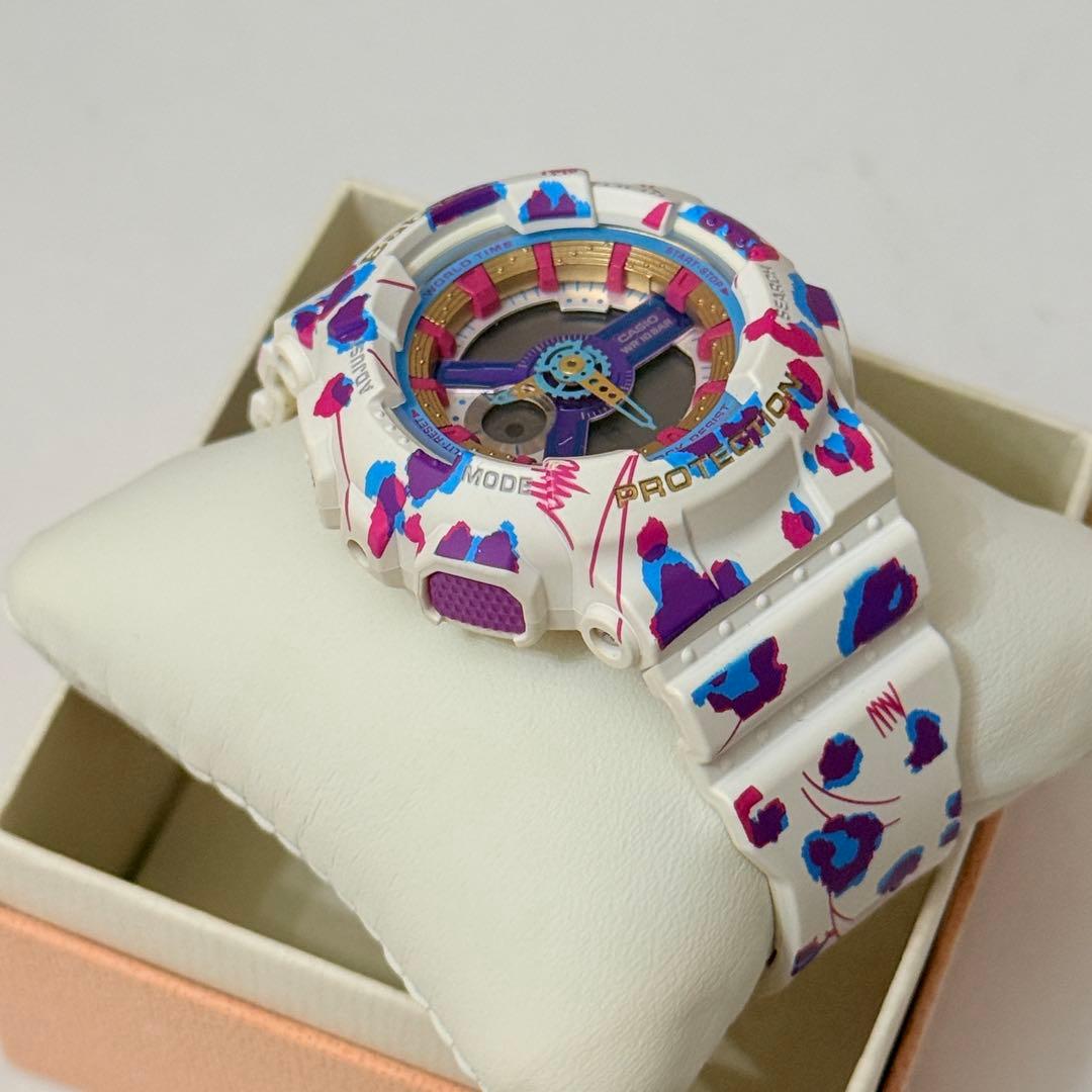 Casio Baby-G Series BA-110FL-7A Watch Model with Resin Band and Shock Resistance — Japan Import