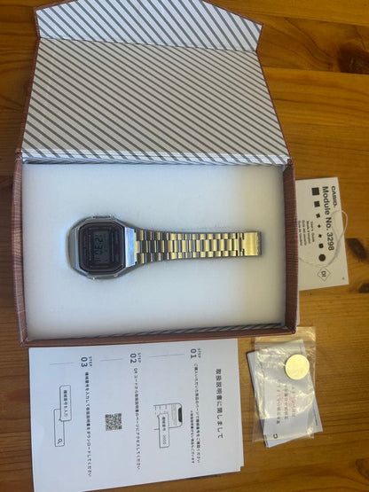 Casio Digital Stainless Steel Watch