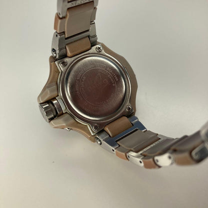 Casio Baby-G Ladies Silver/Brown Radio Solar Watch — Japan Import
