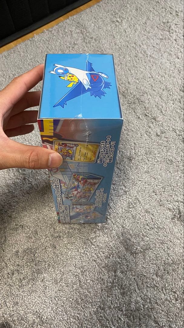 Sealed Pokemon Center Fukuoka Special Box with 64 card sleeves, promo card, card box, deck sleeves, and deck case