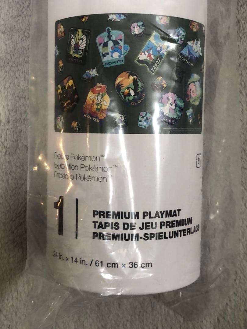 Pokémon Explore Pokémon Series Premium Playmat with nine region designs Japan import new unopened