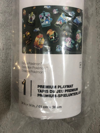 Pokémon Explore Pokémon Series Premium Playmat with nine region designs Japan import new unopened