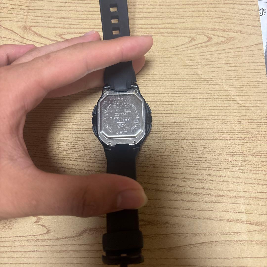 Casio Wave Ceptor Multi Band 5 Digital Watch with Auto LED Light — Japan Import