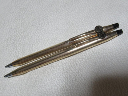 Merrill Lynch Cross Century 10K Gold-Filled Ballpoint Pens Set Japan Import