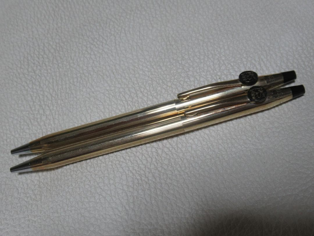 Merrill Lynch Cross Century 10K Gold-Filled Ballpoint Pens Set Japan Import