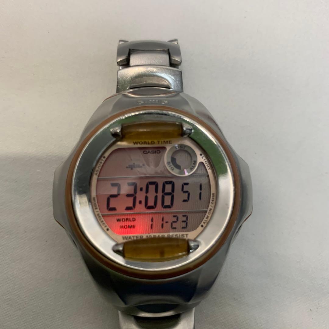 Casio Baby-G GMS MSG-140 Digital Watch Vintage Unisex Orange Stainless Steel — Japan Import