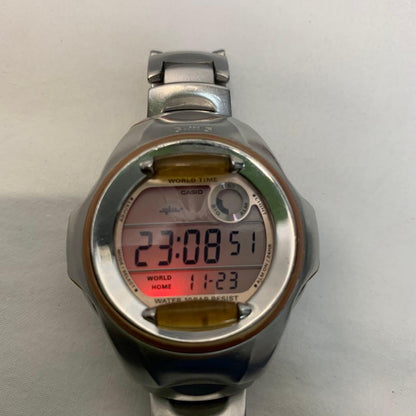 Casio Baby-G GMS MSG-140 Digital Watch Vintage Unisex Orange Stainless Steel — Japan Import