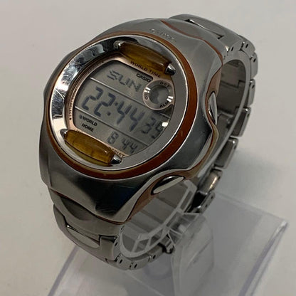 Casio Baby-G GMS MSG-140 Digital Watch Vintage Unisex Orange Stainless Steel — Japan Import