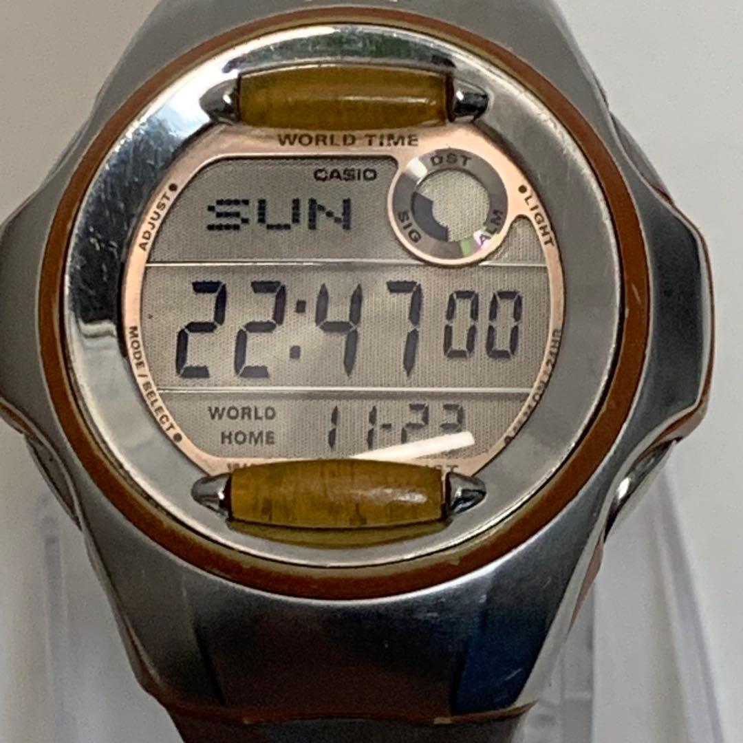 Casio Baby-G GMS MSG-140 Digital Watch Vintage Unisex Orange Stainless Steel — Japan Import