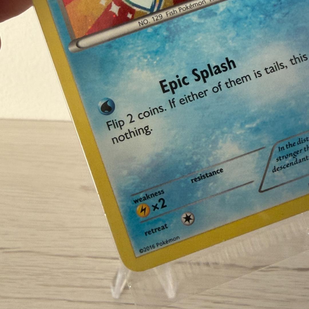 Unopened Bandai Magikarp Pokemon card from Japan import in original packaging