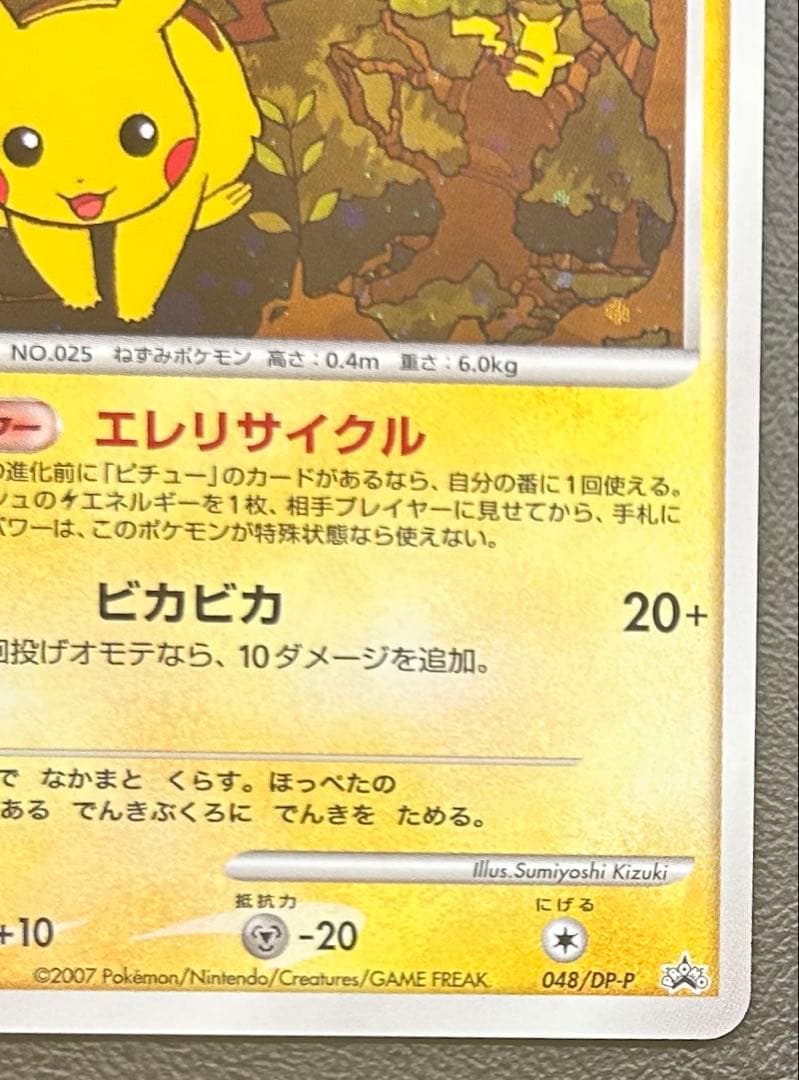 Pokémon Pikachu level 15 replacement card model 048/DP-P Japan import