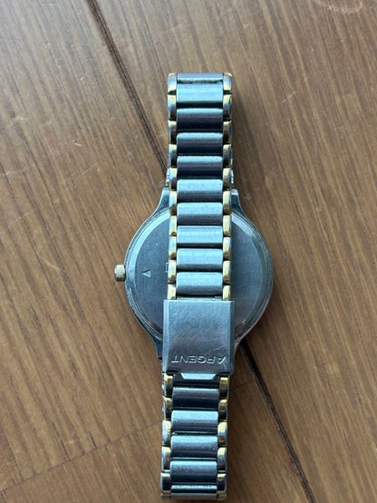 Casio Moonphase Quartz Watch Body Only Silver Belt — Japan Import
