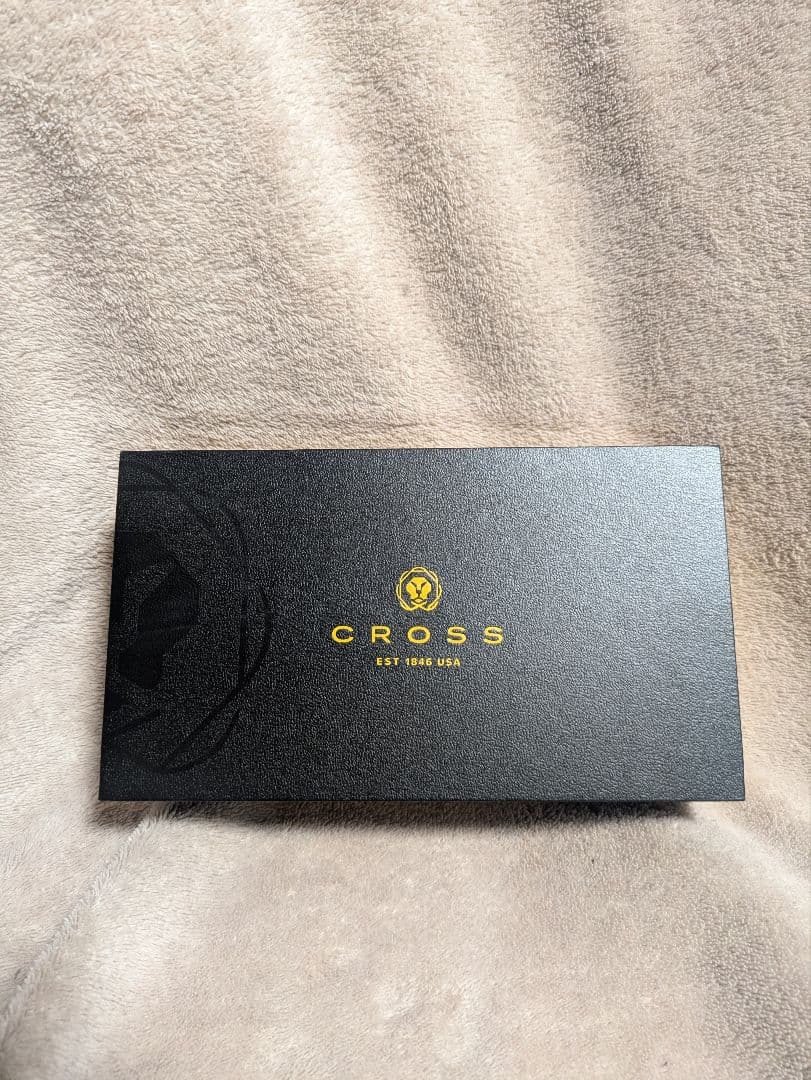 Cross White Ballpoint Pen with Gold Accents in Gift Box