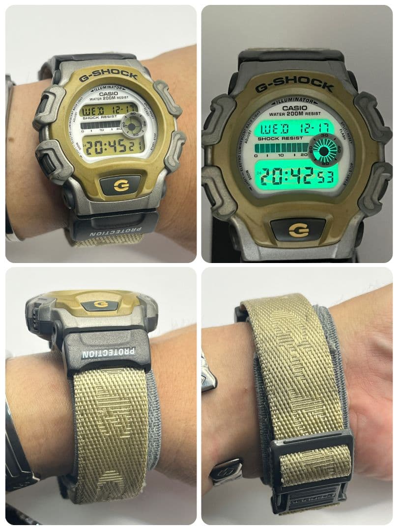 Casio G-Shock DW-004 Digital Watch with Gold Color and Shock Resistance — Japan Import