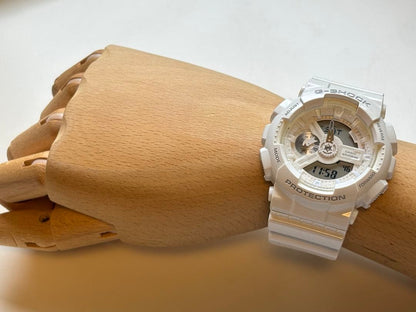 Casio G-Shock Rubber Collection Limited 2017 Watch White Digital Analog Big G