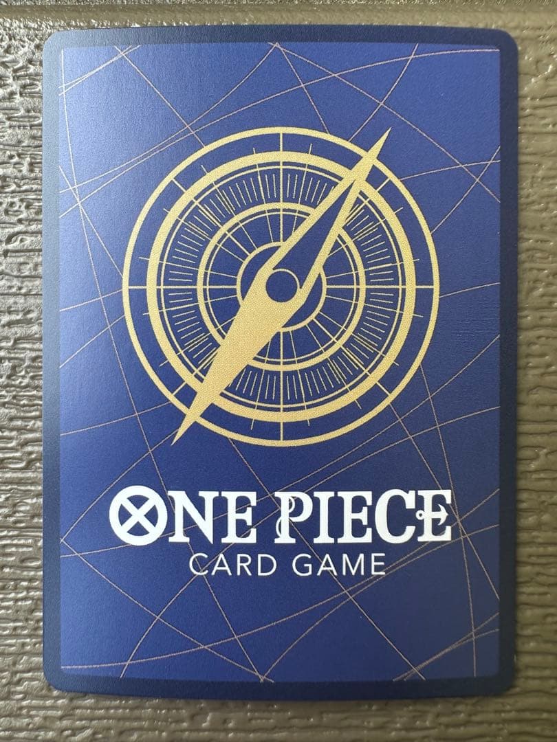 One Piece Monkey D. Luffy ST01-012 Japanese trading card in protective sleeve