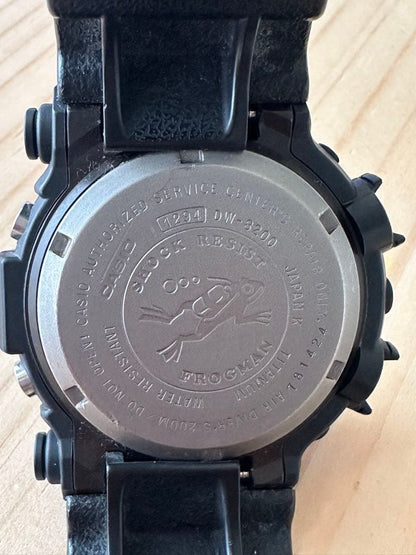 Casio G-Shock Frogman DW-8200-1A Digital Watch with Shock Resistance and Water Resistance — Japan Import
