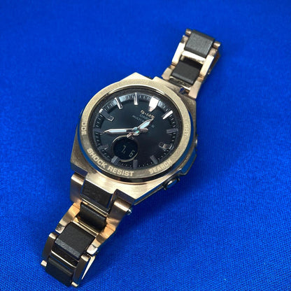 Casio Baby-G MSG-W200CG Radio Wave Solar Watch with Gold Finish