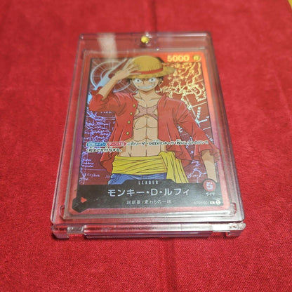 One Piece Monkey D Luffy Leader Family Deck card game set imported from Japan, designed for play use