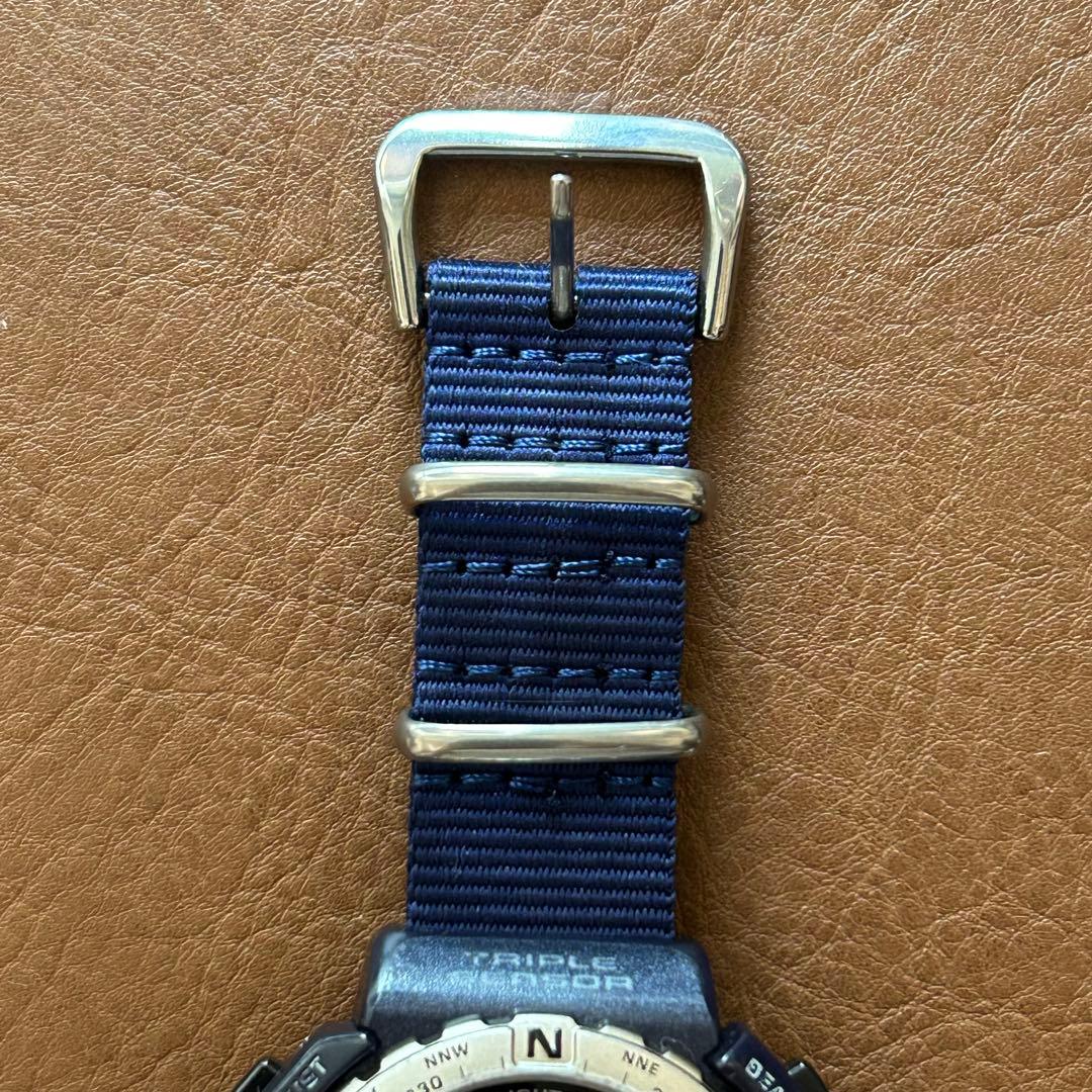 Casio Pro Trek PRT-40 Navy Digital Watch — Japan Import