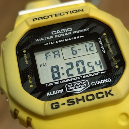 Casio G-Shock Series DW-5600TGA Lightning Yellow Model