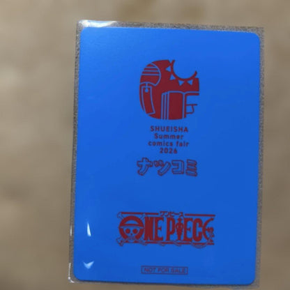 Oda Eiichiro signed One Piece Natsumi 2026 Metakira trading card in protective hard loader from Japan