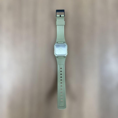 Casio Digital Square Watch LF-20W with Green Light Color — Japan Import