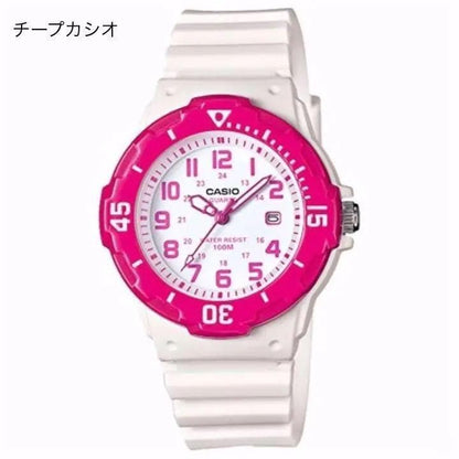 Casio Standard LRW-200H-4B White Pink Unisex Wristwatch — Japan Import