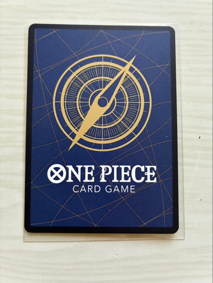 Boa Hancock S R Parallel One Piece trading card displayed in protective sleeve