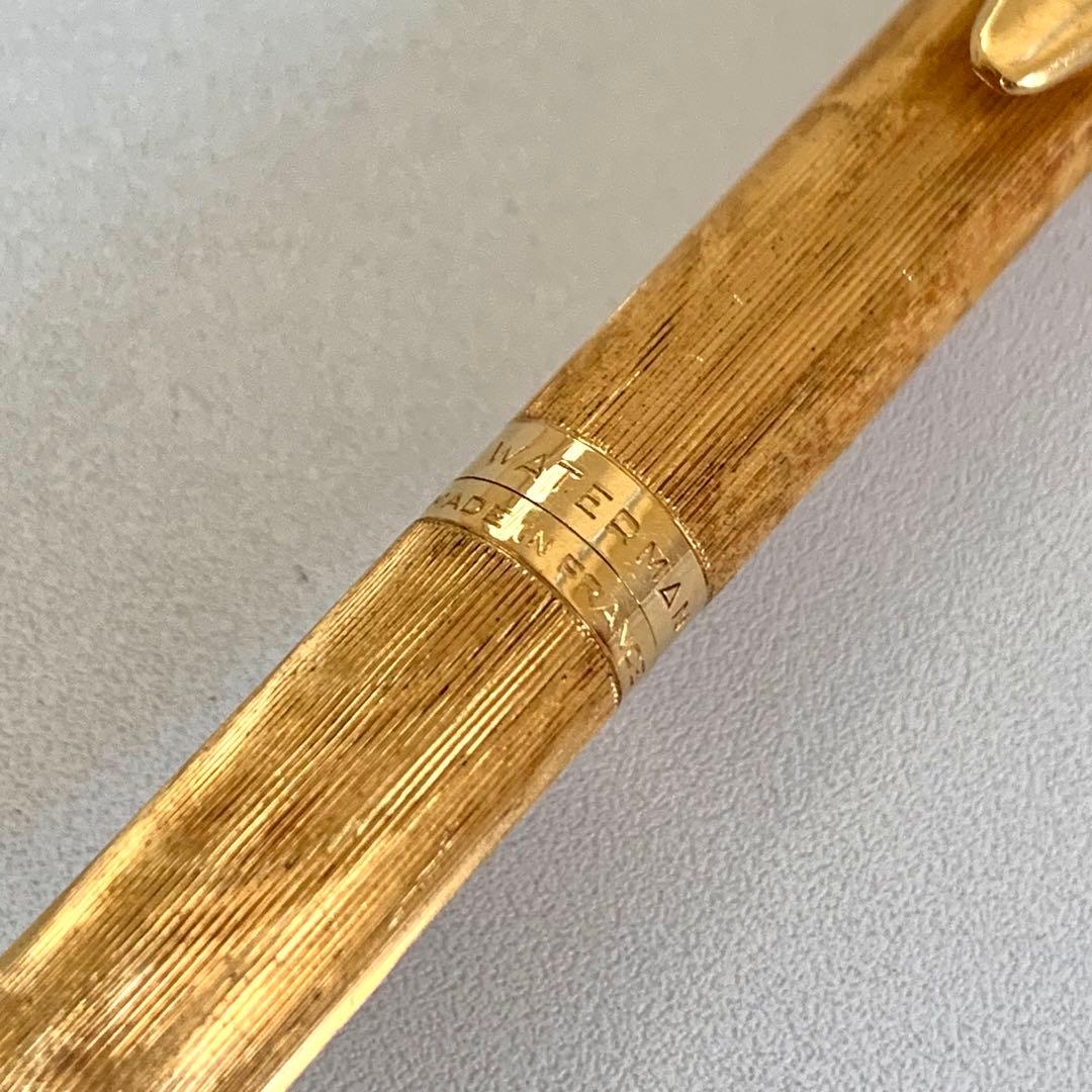 Sheaffer Vintage Gold Plated Twist Ballpoint Pen — Japan Import