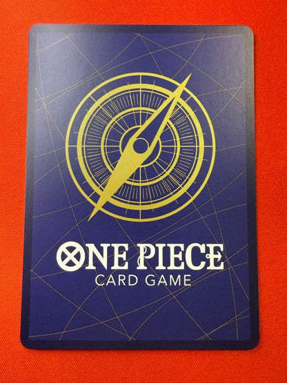 One Piece Card Game card featuring Nami EB02-017 Japanese import with good centering and condition