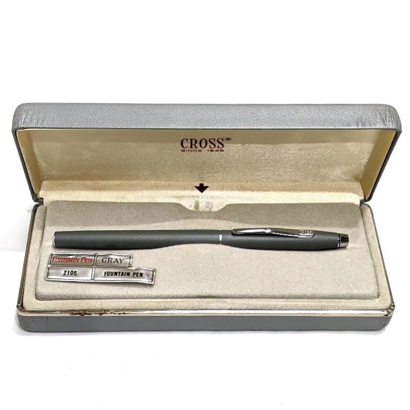 Cross F Fountain Pen Ink Set Gray 2106 — Japan Import