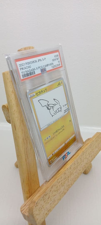 Pokemon PSA10 Pikachu YU NAGABA promo card Model 208 graded GEM MT 10, Japan import