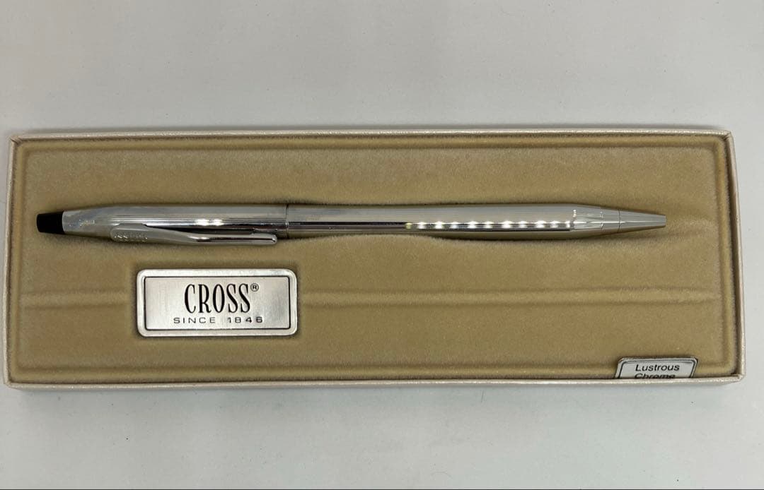 Cross Pen Set of 2 - Retractable and Click Types with Blue and Black Ink Japan Import